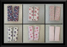 pram slide on harness strap covers cupcakes checked blossom florals roses buggy