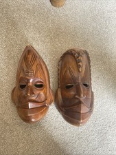 African wood carved tribal - wood,