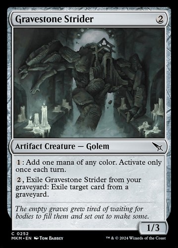 Gravestone strider 252 - gravestone, |
