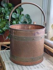 Vintage Copper Planter Coal
