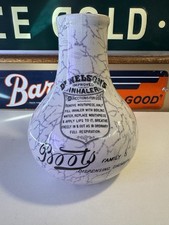 Vintage Ceramic DR. NELSON'S IMPROVED INHALER - BOOTS FAMILY & CHEMISTS