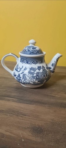 Vintage blue white willow - blue,