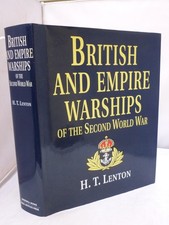 British and Empire Warships of the Second World War by H t Lenton - Large HB DJ