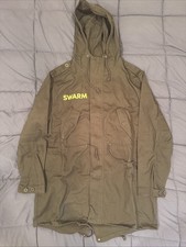 MCR My Chemical Romance SWARM Fishtail Parka Mod Coat Military Jacket Large L