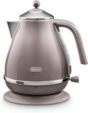De'Longhi Icona Metallics KBOT4003.PK Jug Kettle - Violet 1.7 Litres, 