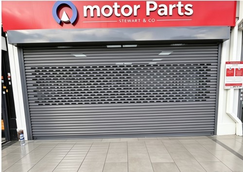 Motorised steel roller - steel, shutter