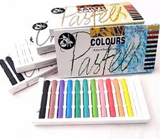 Jakar Artists Compressed Charcoal Pastels Stick Sets Coloured White Black Chalk