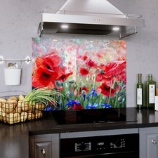 Glass Splashback Kitchen Tile