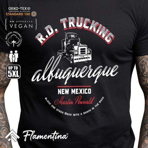 Trucking mens tshirt - trucking,