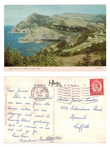 Vintage postcard great and - vintage,