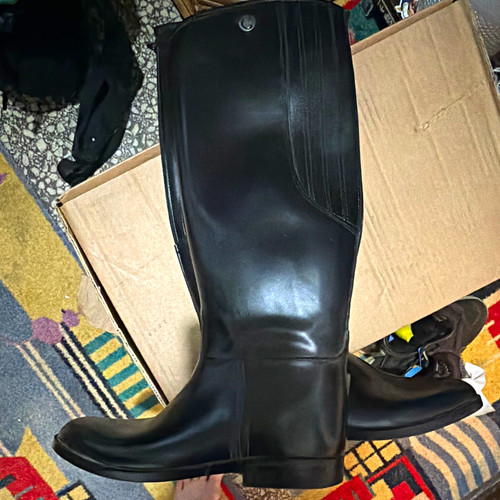 Milton black leather long - milton,