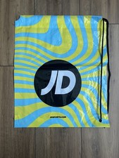 JD Sports Drawstring Bag -  Blue / Yellow ( LIMITED EDITION )
