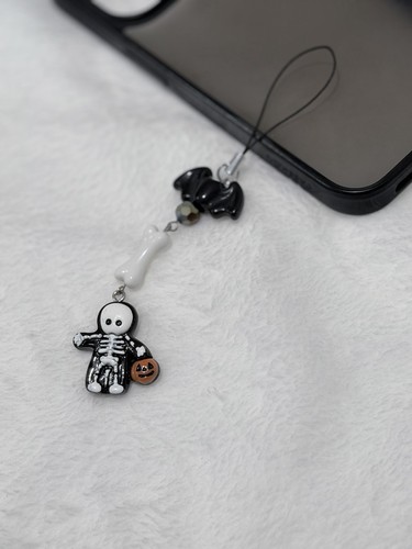 Handmade halloween skeleton - skeleton, &
