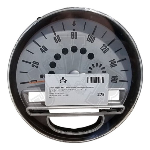 Mini cooper speedometer r57 - mini,