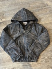 Lamb leather stonewash stüssy
