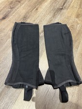 Eqvvs The English Gaiter Company Half Chaps Black XXL