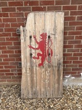 Shield Red dragon LARP Knight Warrior Heavy Distressed Battle War Viking Roman