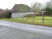 Photo 6x4 Old barn at Park