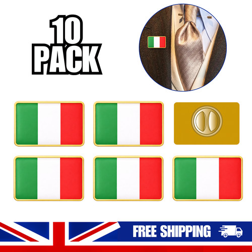 Italy flag enamel - italy, badge