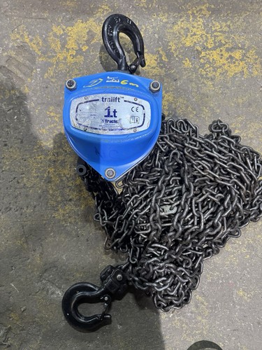 Tractel chain blocks 6metre - 1t, blocks-6metre