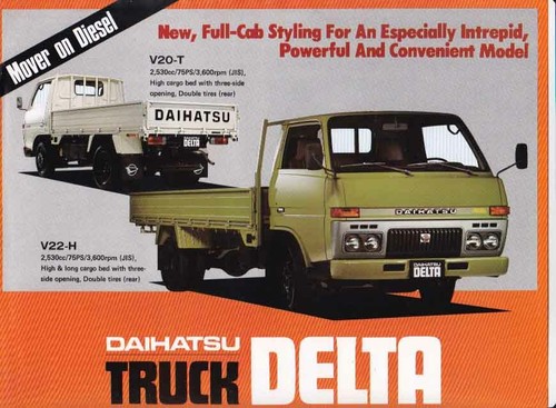 Late 1970s daihatsu delta 20 - daihatsu, v-20