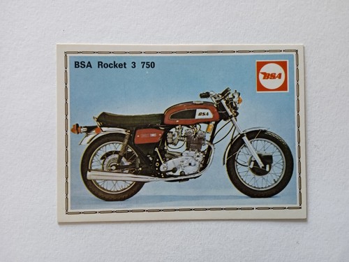 Panini 1975 bsa rocket 750 - bsa,