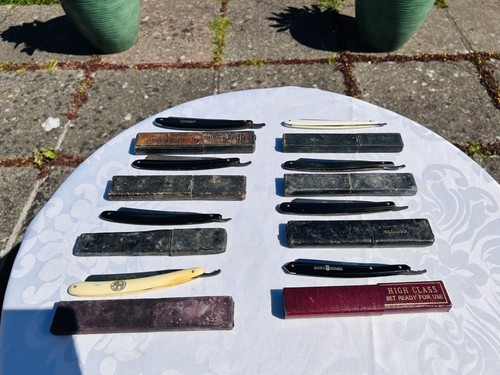 Vintage cut throat razors job - razors,
