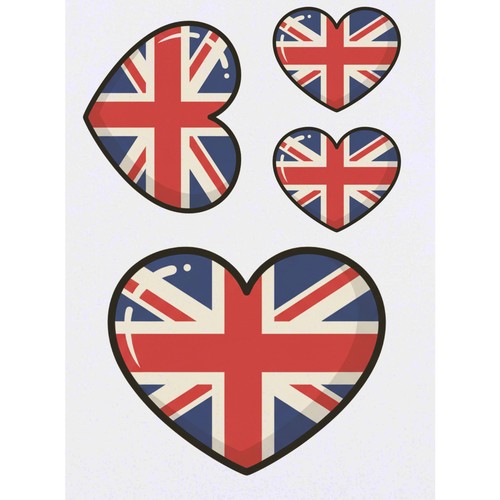 Union jack heart - 4, 'union
