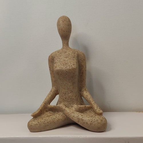 Yoga girl resin figurine - yoga,