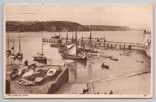 Tenby harbour wales sailing - tenby,