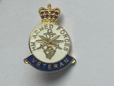 Armed forces veteran enamel - armed,