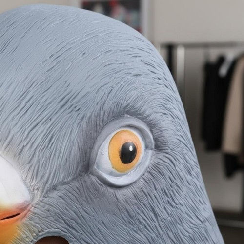 Full head pigeon mask - full,