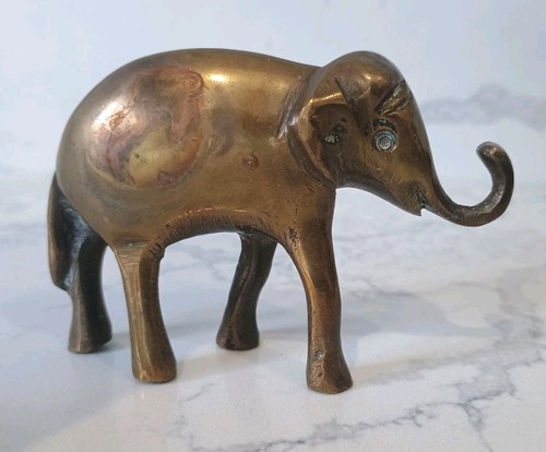 Vintage quality brass elephant - quality,