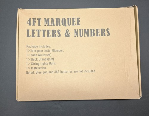 Ledido marquee letters - ledido, letters/numbers
