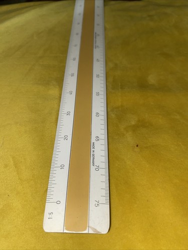 Vintage ruler made germany - made, in