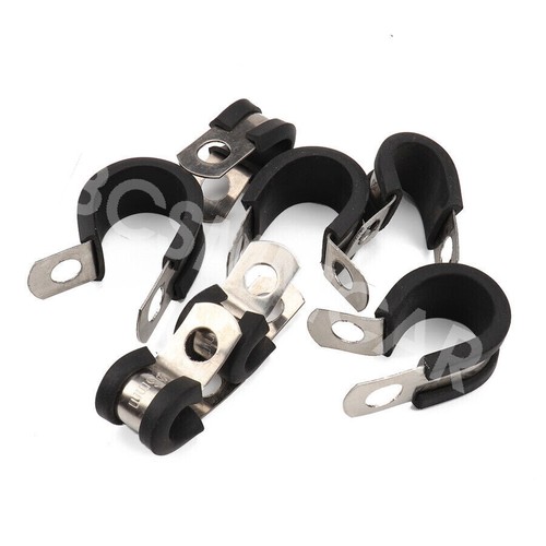 42x rubber lined clips - p, cable