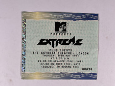 Extreme Concert Ticket Nuno Bettencourt  Astoria Theatre London May 30th 1991