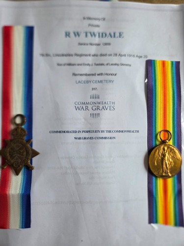 Medals o w 12659 - 1,, d.o.w.