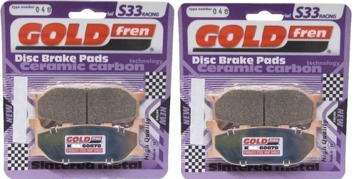 Brake disc pads front - disc, goldfren