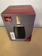 Vacu Vin Elegant Wine Cooler, Black – Active Bottle Chiller NO FREEZER SLEEVE