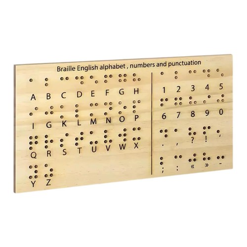 Wooden braille board - wooden,
