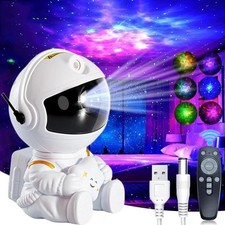 Astronaut Starry Galaxy Projector Night Light Remote Control 360° Adjustable UK