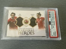 2018 PSA National Heroes Bale & Allen Dual Game Worn Patch Memorabilia Card