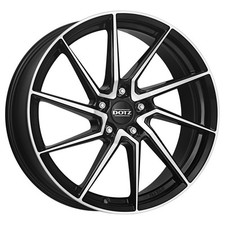 Dotz Spa dark wheels 7.5Jx17 ET45 5x100 for Volkswagen Polo rims