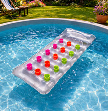 Inflatable clear lounger - clear, lilo