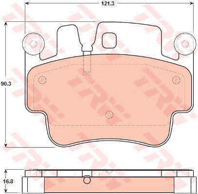 Brake pad set disc - pad,