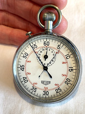 Vintage Swiss Heuer Professional Rattrapante Split-Seconds Stopwatch