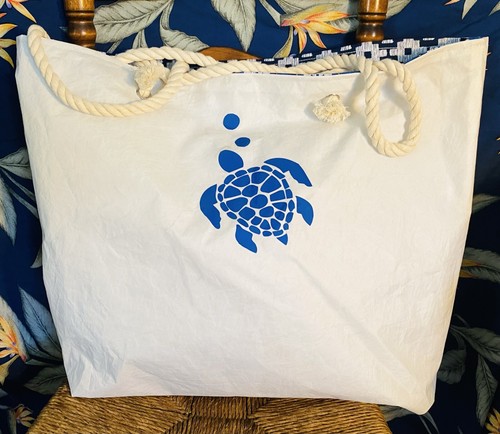 Sail bag tote - sea,