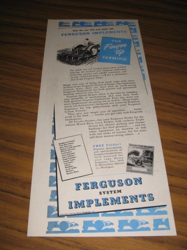 1947 print ferguson system - 1947, ad