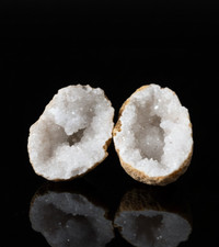 Clear Quartz Crystal Geode